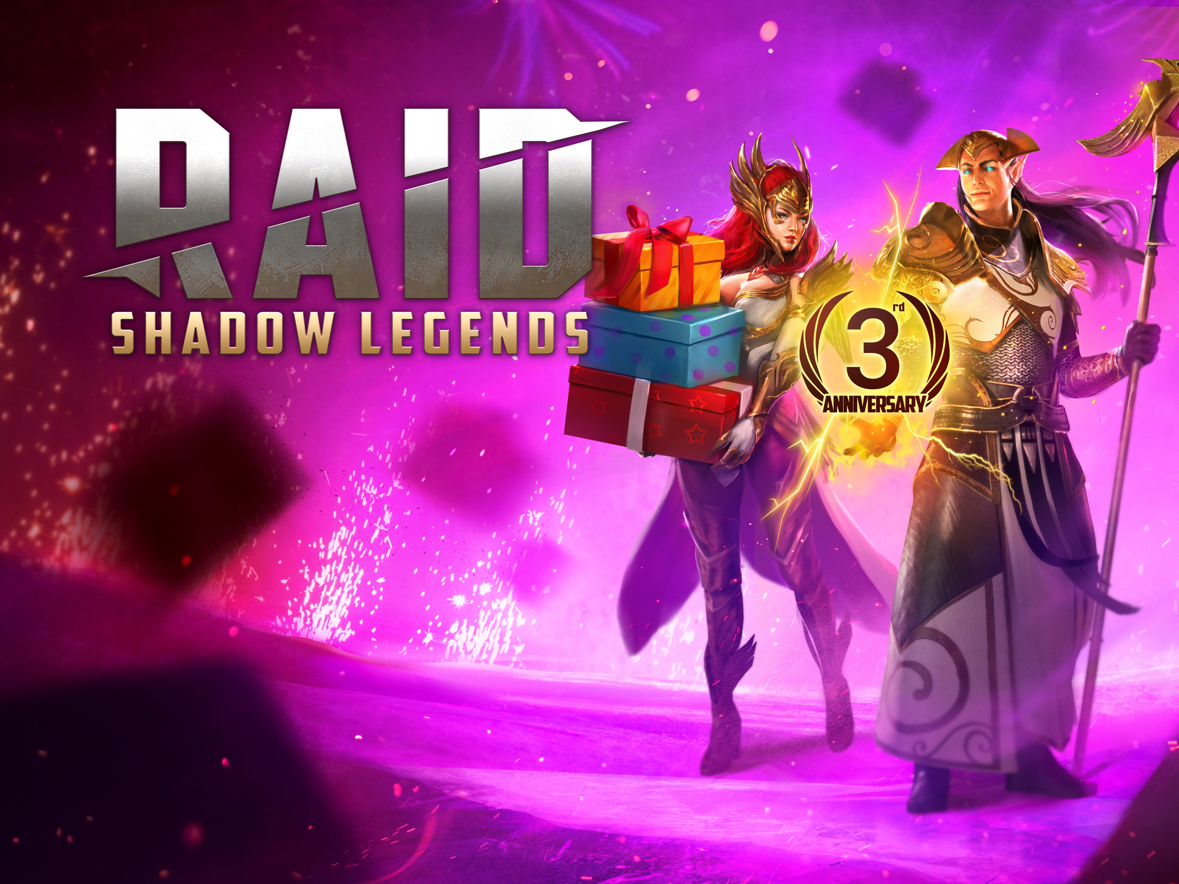 Feier das dritte Jubiläum von Raid:Shadow Legends