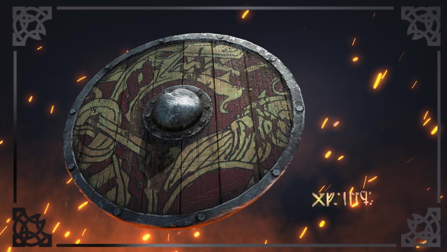 Typical Viking shield