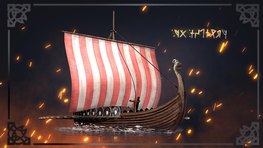Viking ships contained many different kinds of weapons