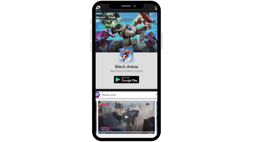 Uno de los juegos gratis de Play Store es Mech Arena