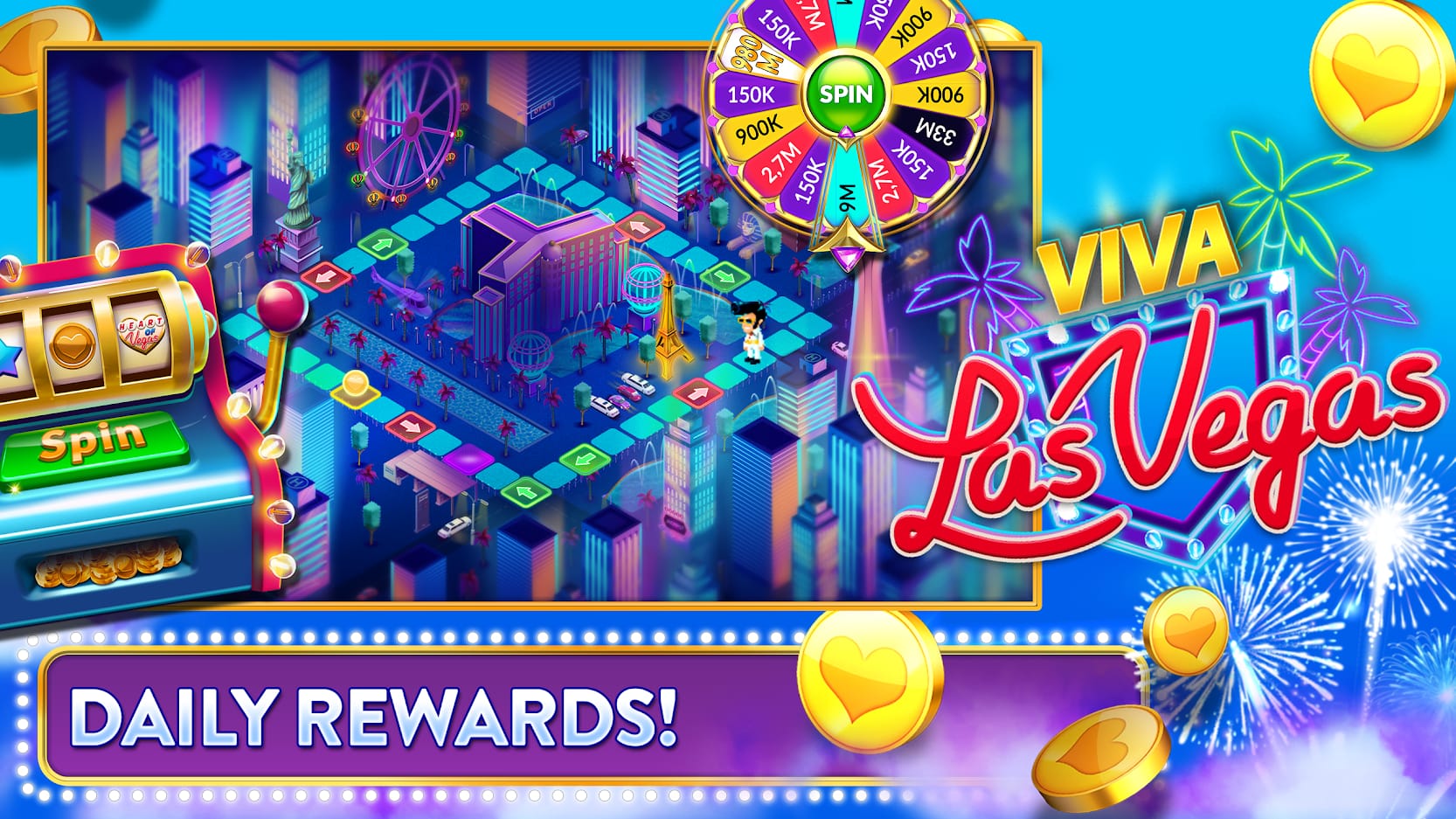 Heart Of Vegas Casino Free Coins