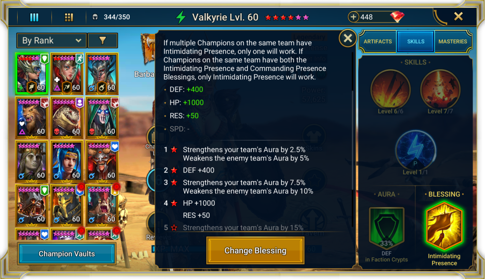 Raid Shadow Legends Champion Blessings Guide - AyumiLove