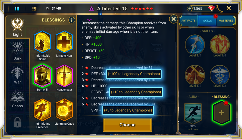 Raid Shadow Legends Champion Blessings Guide - AyumiLove