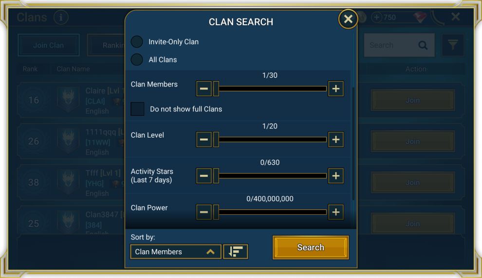 Looking for a clan as soon as possible